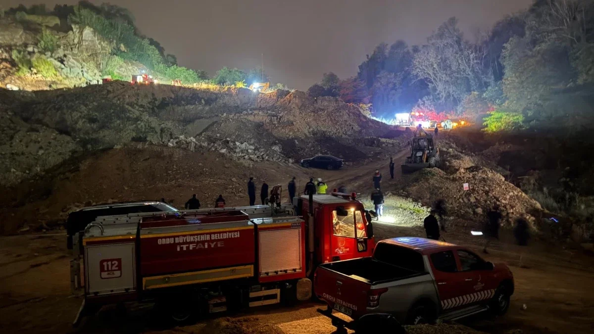 Ordu Fatsa'da Taş Ocağı Göçüğü: 1 İşçinin Cansız Bedeni Çıkarıldı