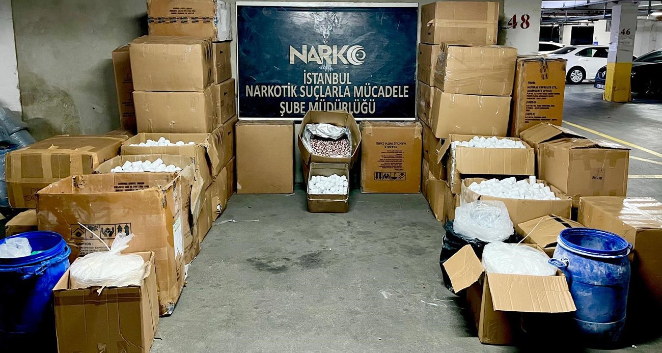 İstanbul’da Dev Narkotik Operasyonu: 517 Kilo Ele Geçirildi