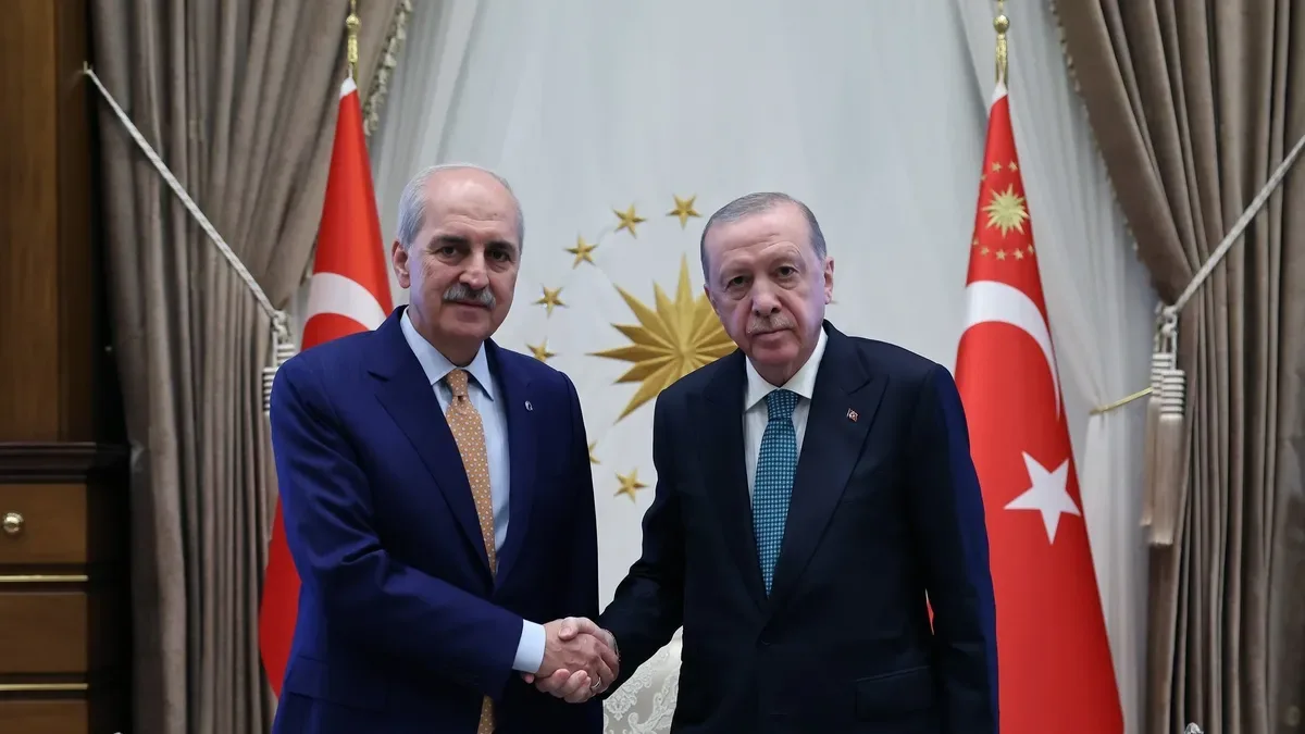 Külliye'de "Terörsüz Türkiye" zirvesi! Başkan Erdoğan, TBMM Başkanı Kurtulmuş'u kabul etti